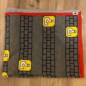 Super Mario throw blanket